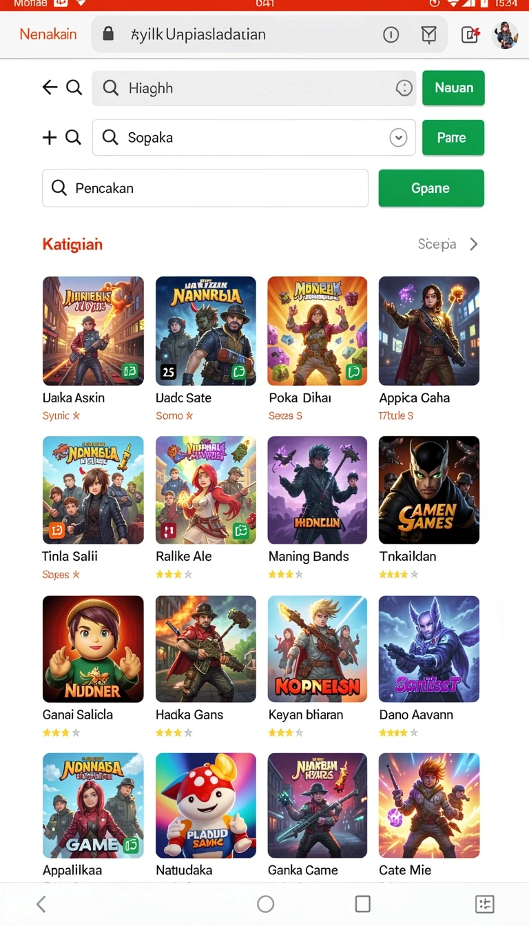 Contoh katalog aplikasi di berkah100